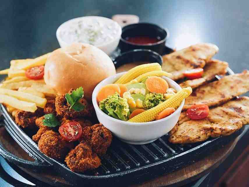 بشقاب مرغ گریل