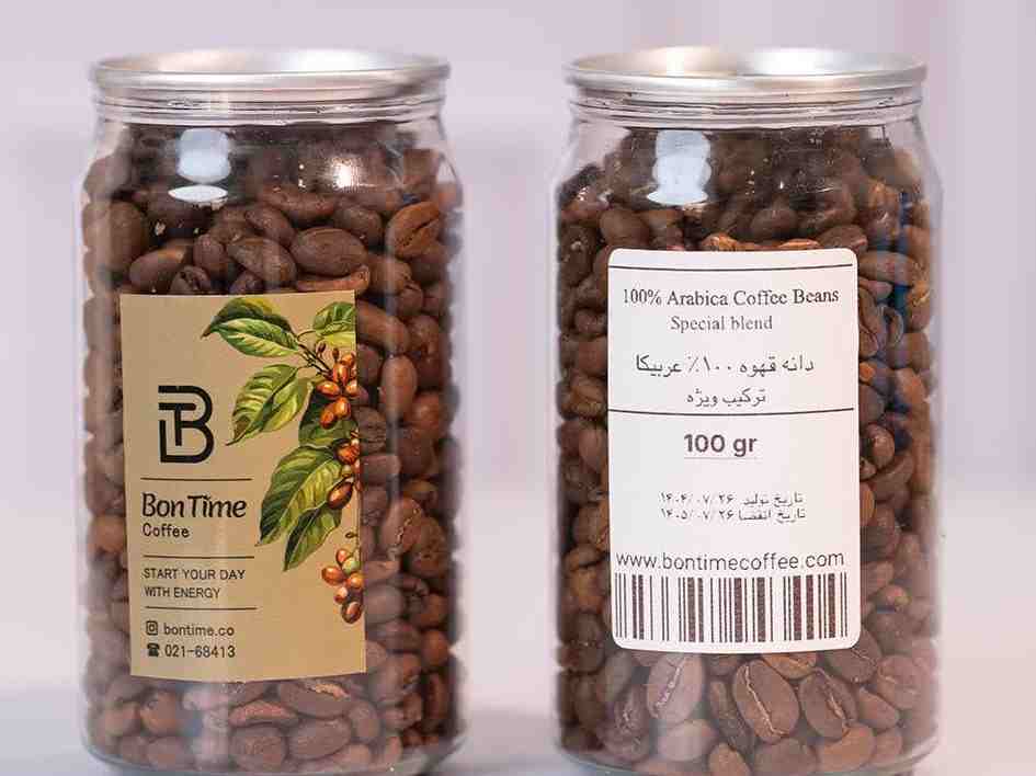 دانه قهوه 100 عربیکا 100 گرمی