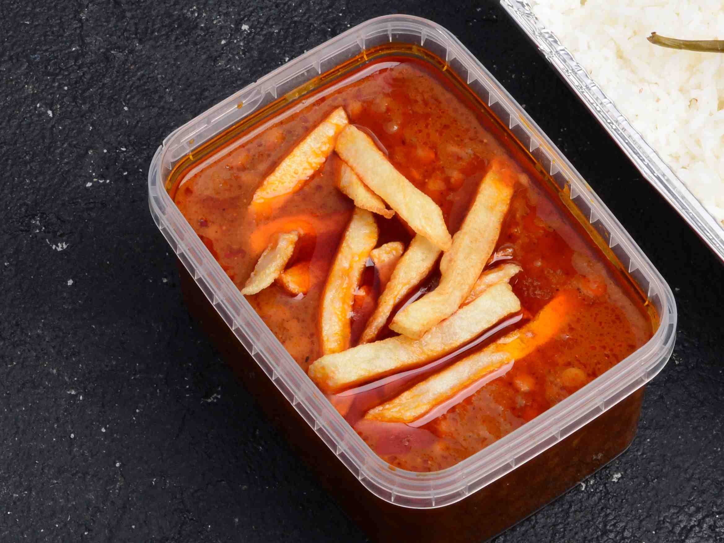 خوراک خورشت قیمه سیب زمینی