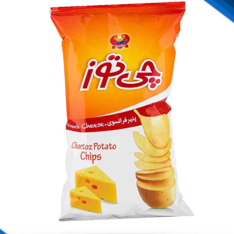 چيپس پنير فرانسوي متوسط 40ع