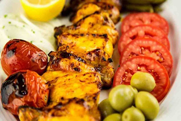 خوراک جوجه کباب ترش