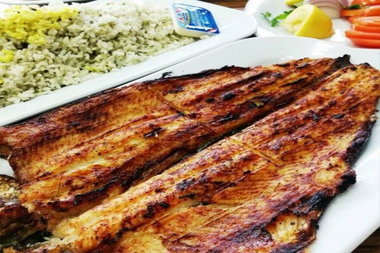 خوراک ماهی کباب