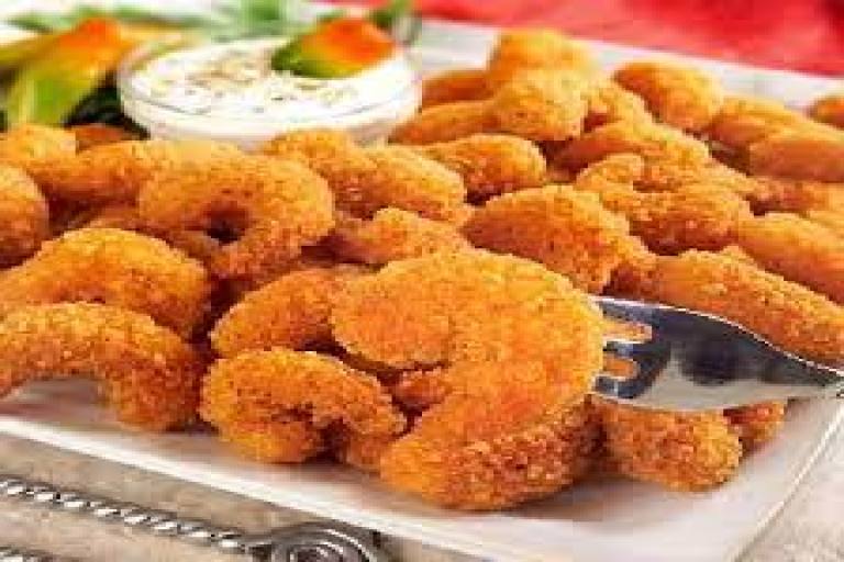 میگو پفکی با سس تارتار