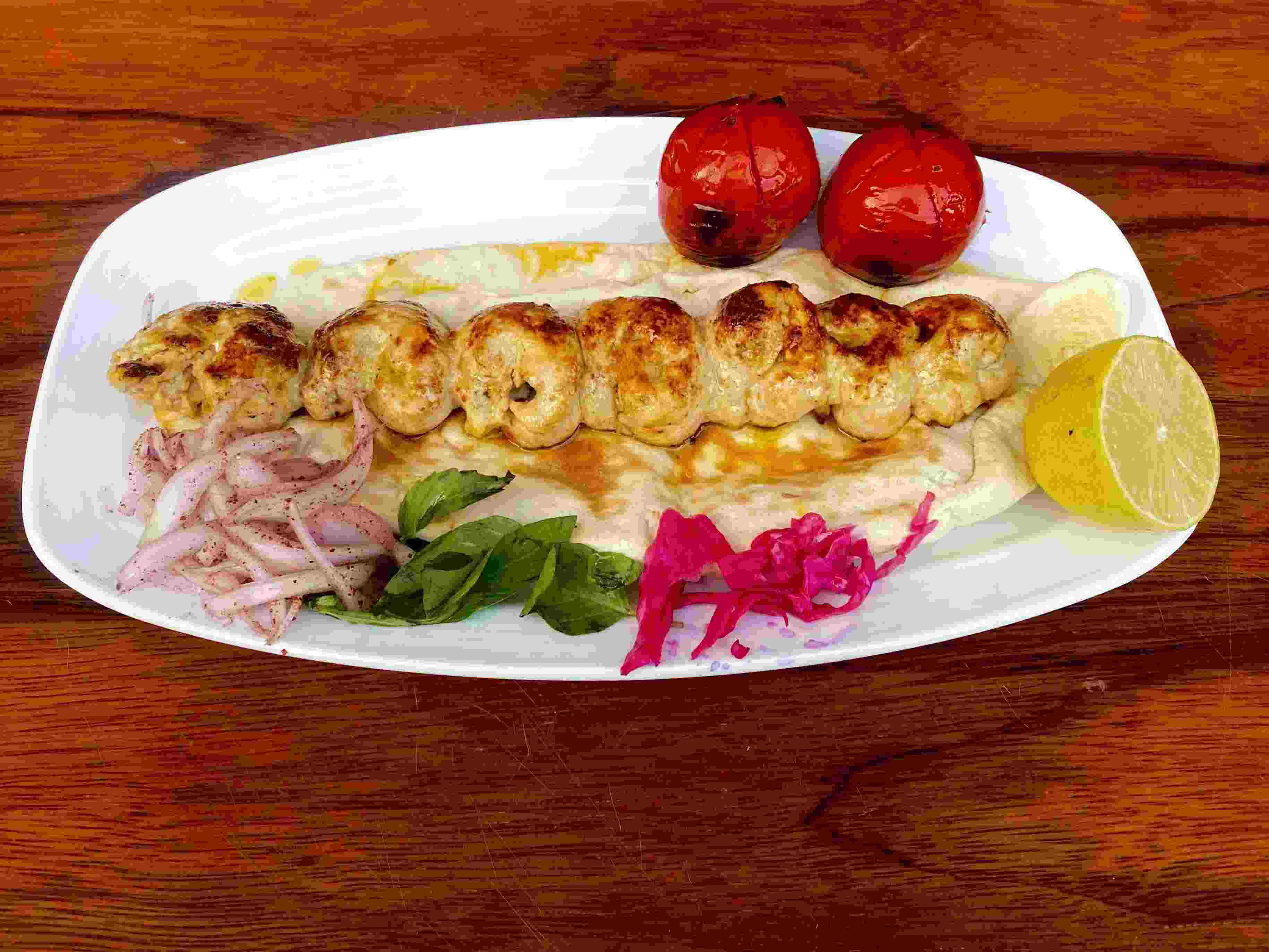 300 گرم فیله مرغ مزه دار شده