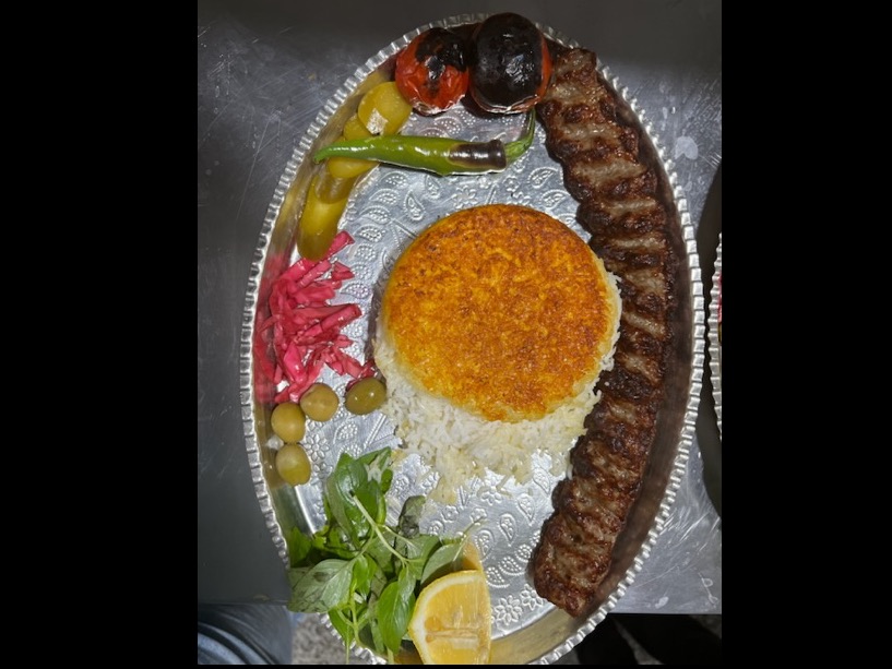 چلوکباب کوبیده(معمولی)