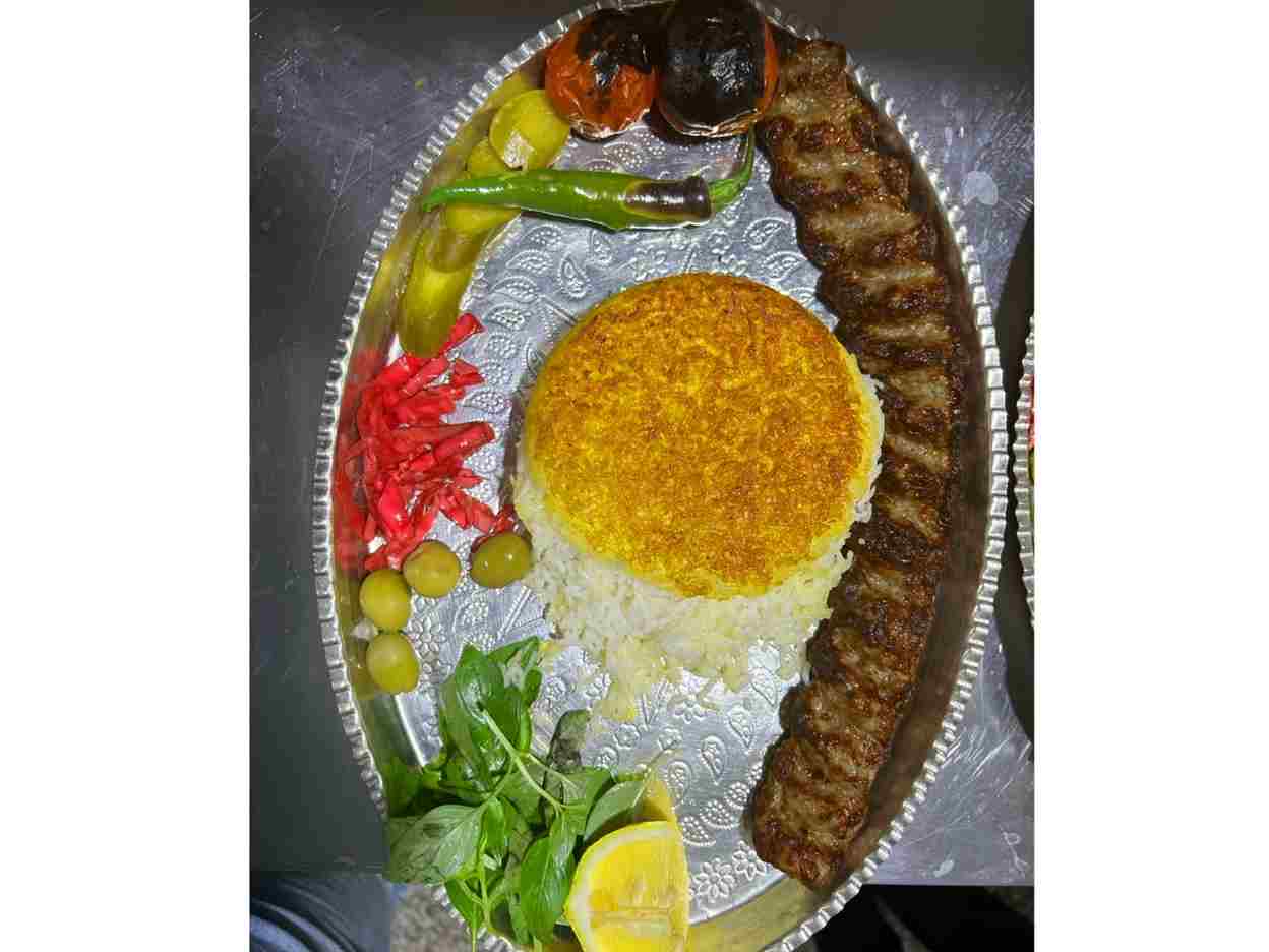 چلوکباب کوبیده(مخصوص)