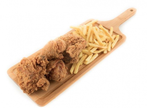 مرغ سوخاری چهار تکه (اسپایسی)