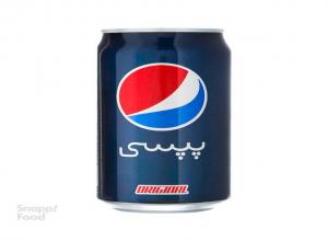 نوشابه قوطی پپسی