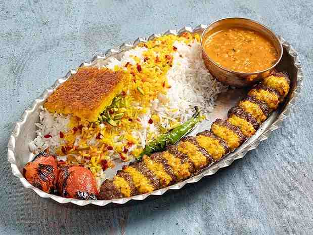 چلو کباب نگینی مخصوص