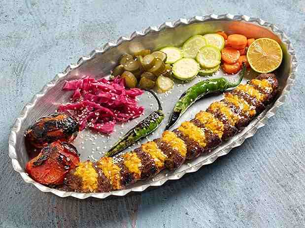 خوراک کباب نگینی مخصوص