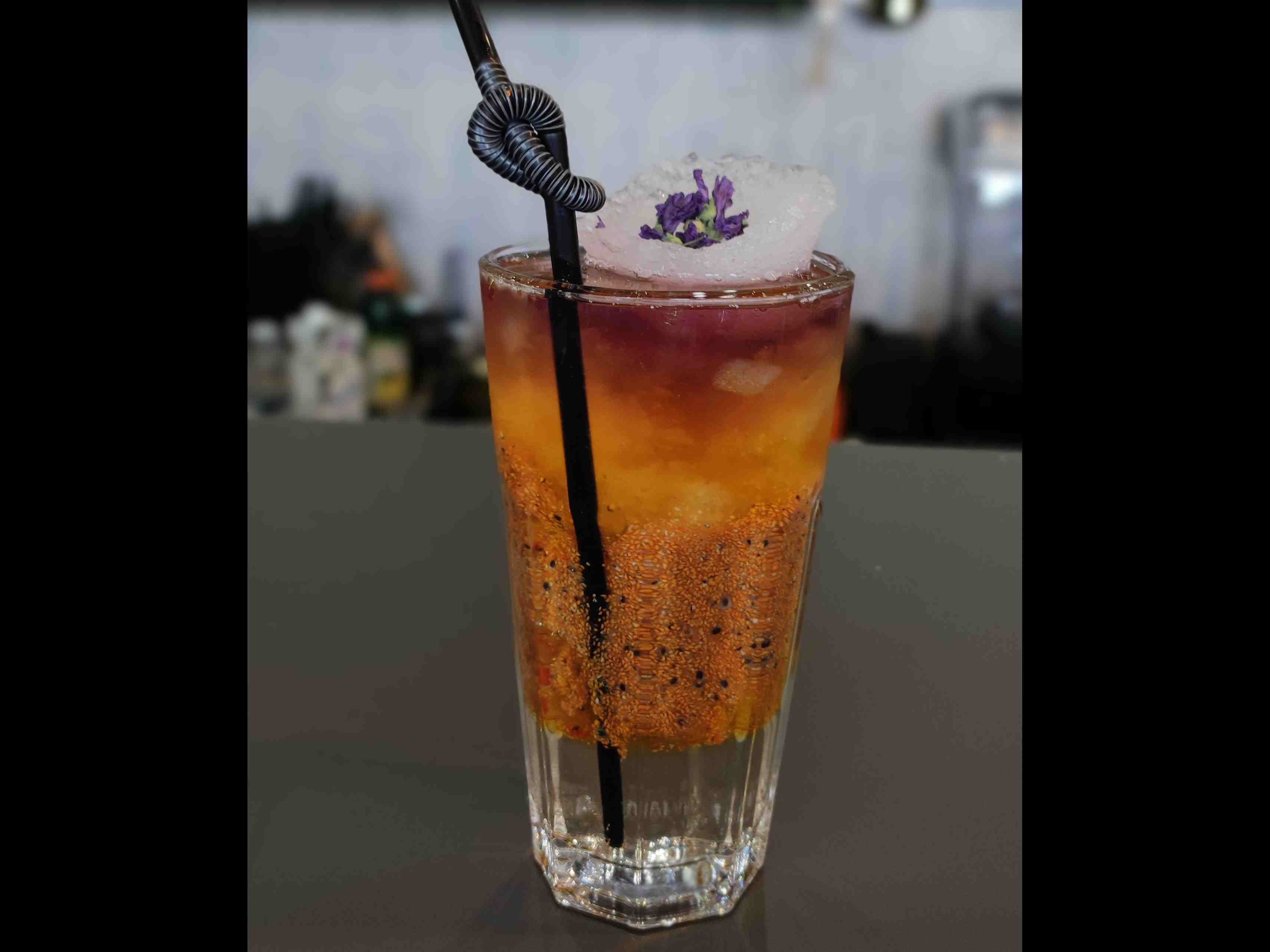 شربت گلاب زعفران