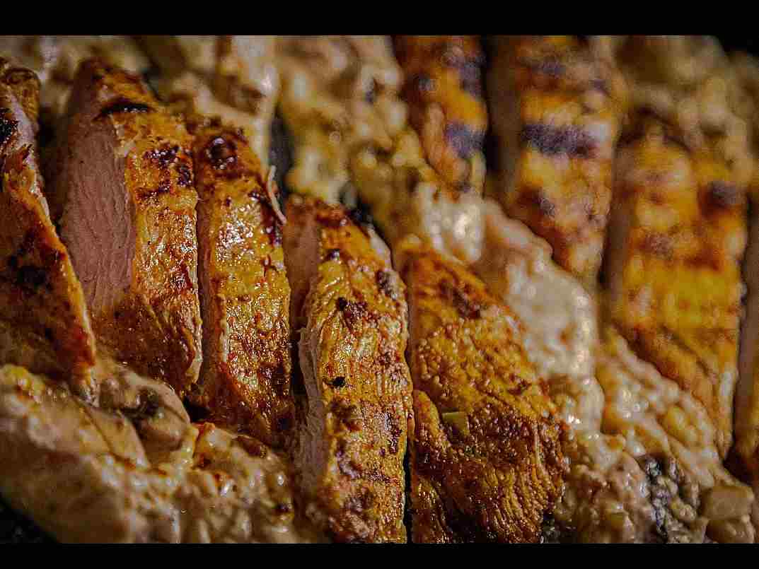 کرپ استیک مرغ فرانسوی با سس پارمسان