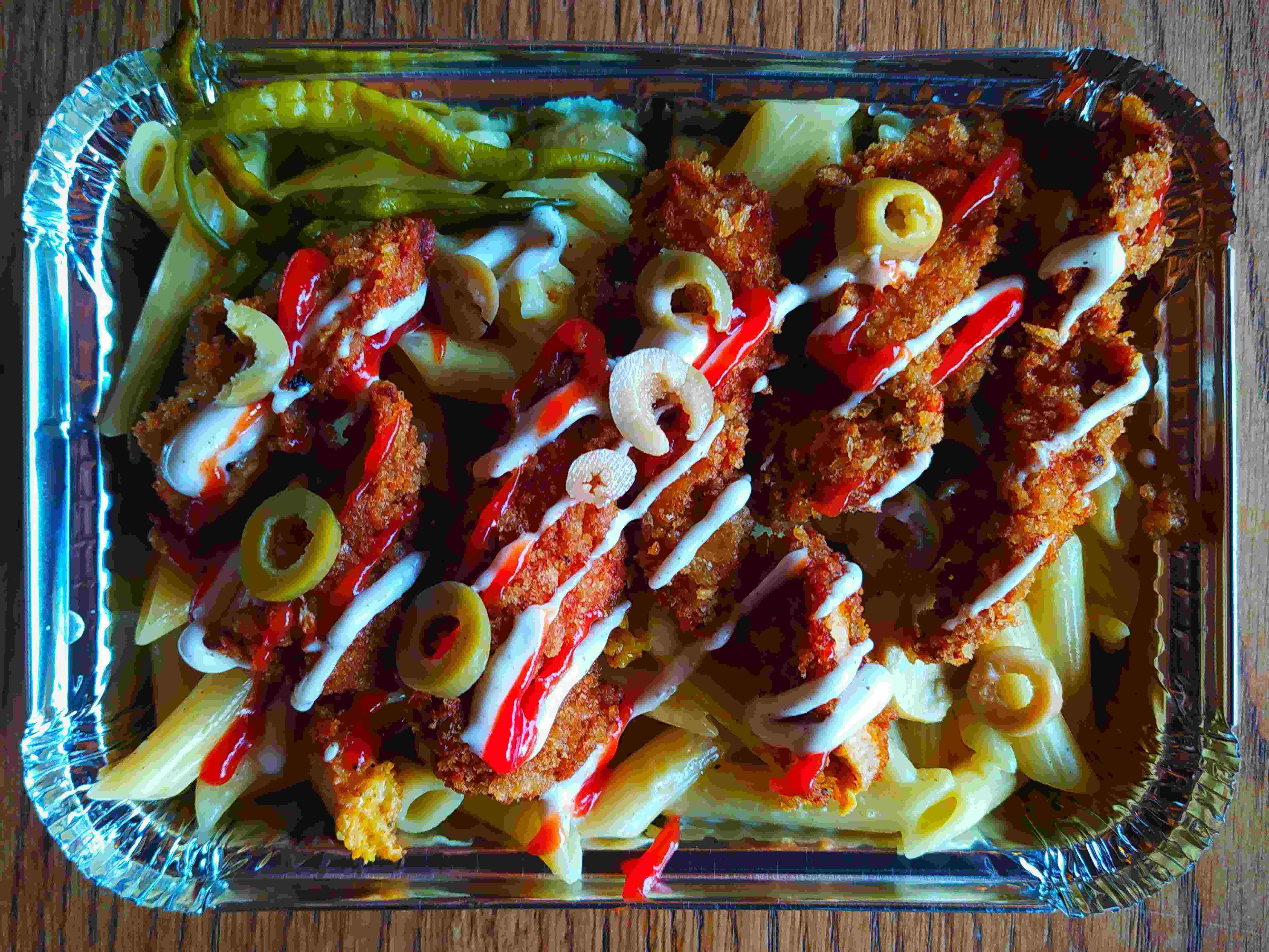 پاستا چیکن سوخاری