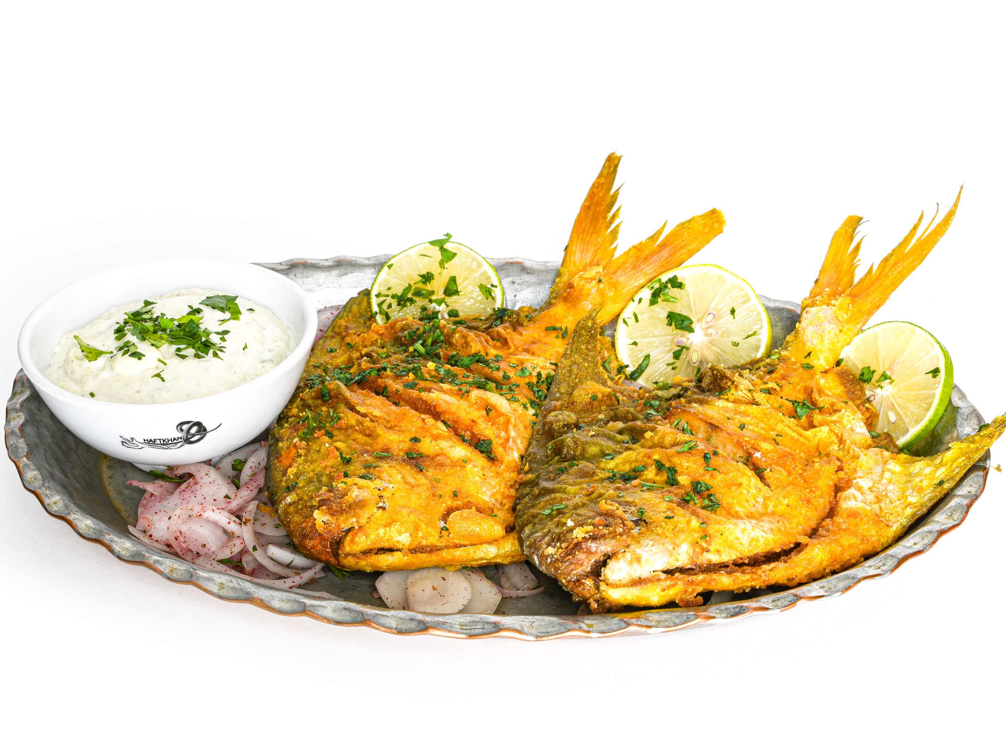 خوراک ماهی حلوا سفید