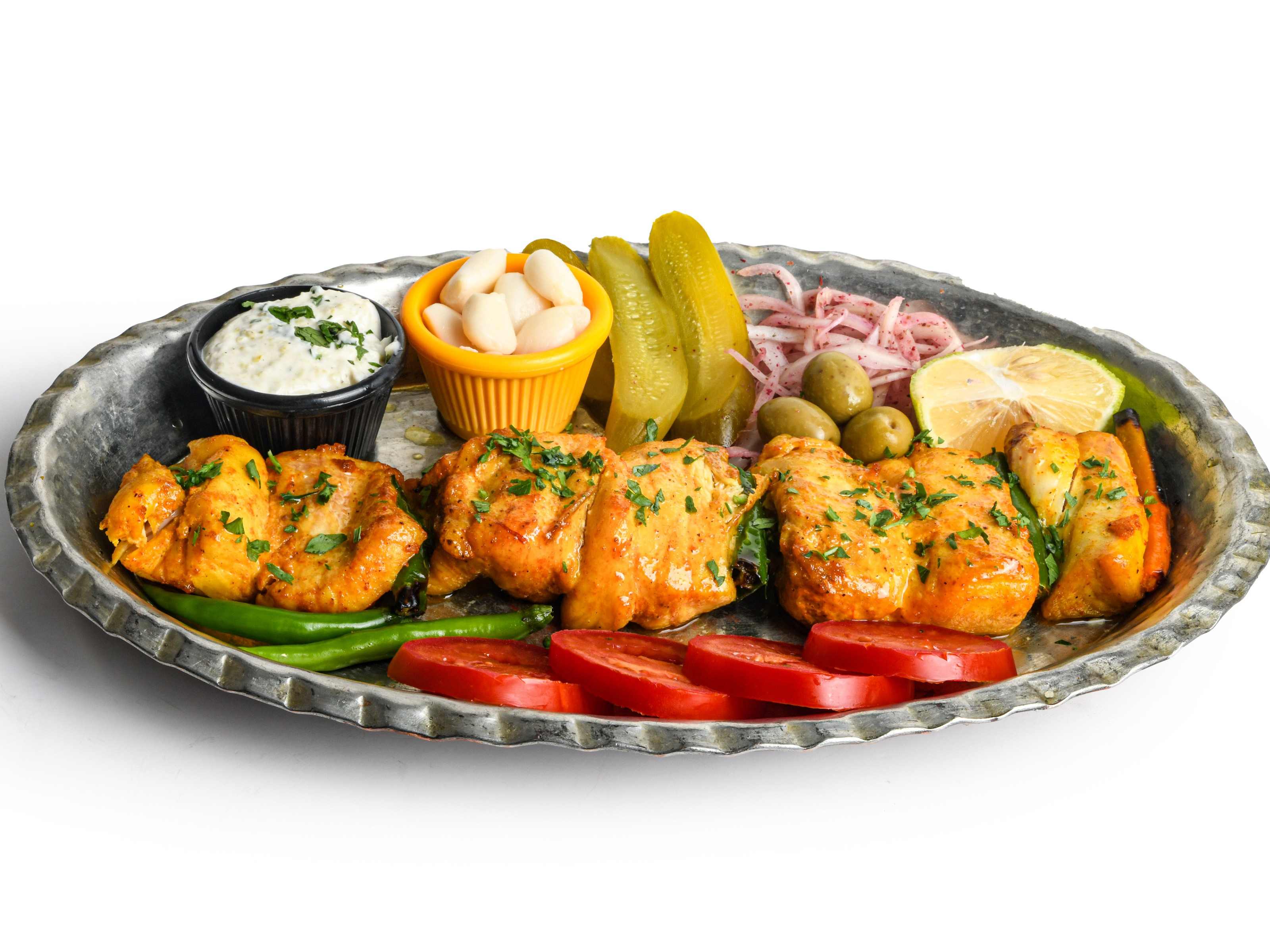 خوراک کباب ماهی شیر