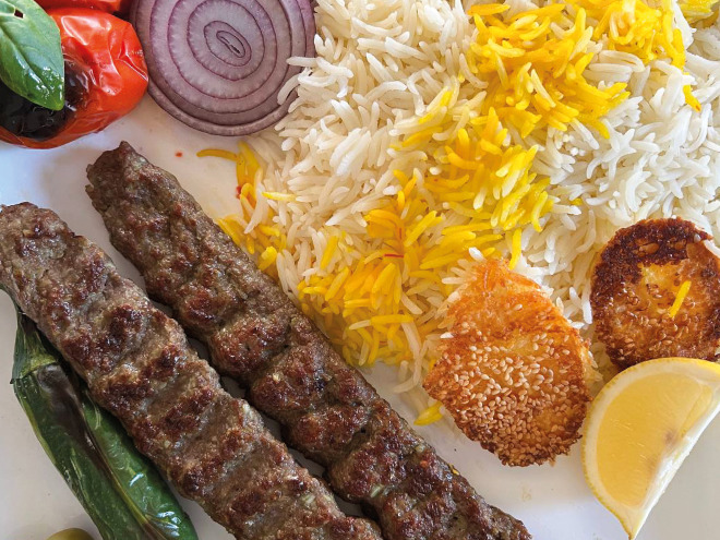 Koobideh with rice