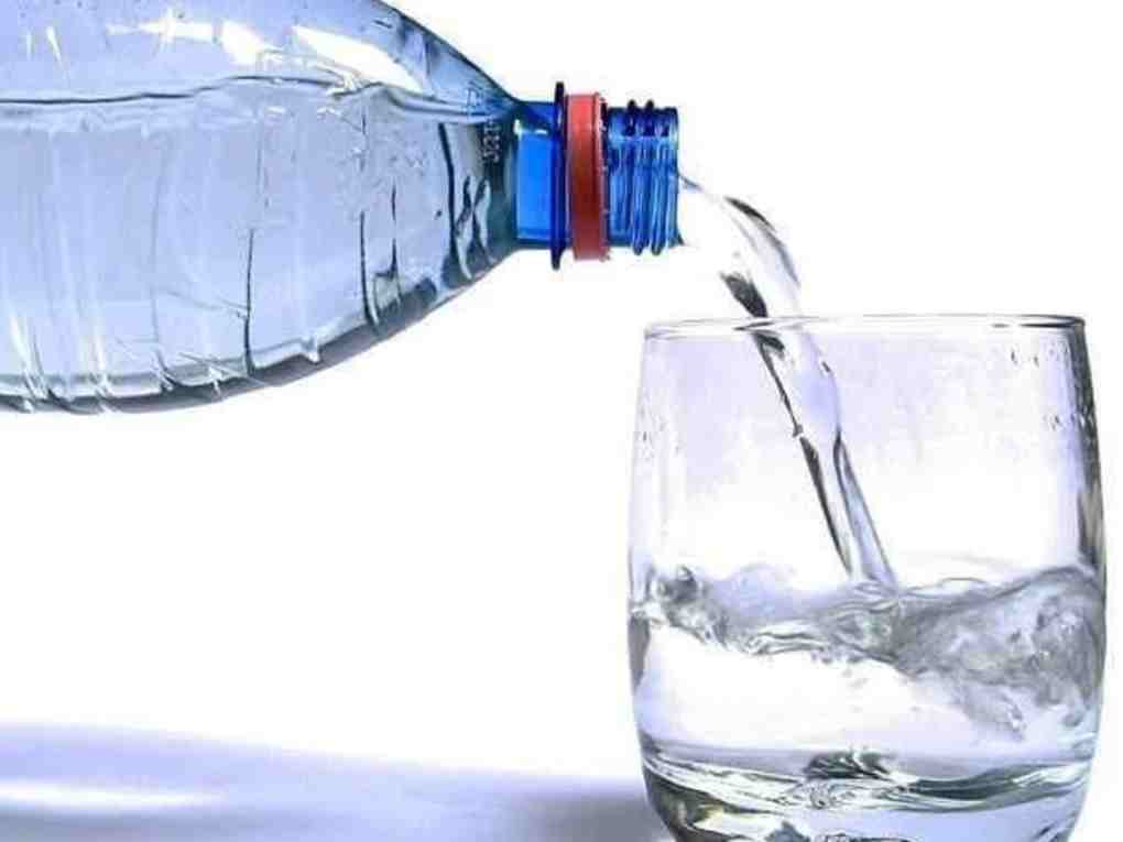 Coke and water
