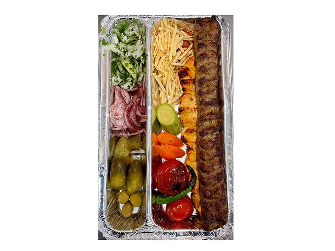 خوراک کباب مخلوط