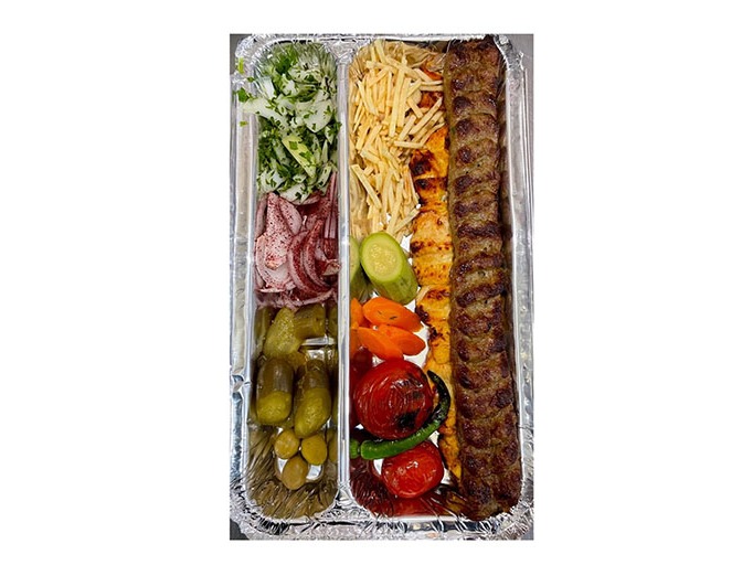 خوراک کباب مخلوط