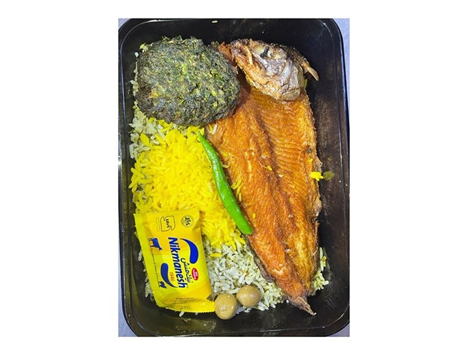 سبزی پلو با ماهی