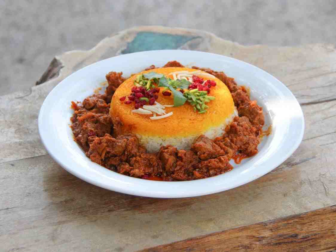 قیمه نثار با گوشت گوسفندی