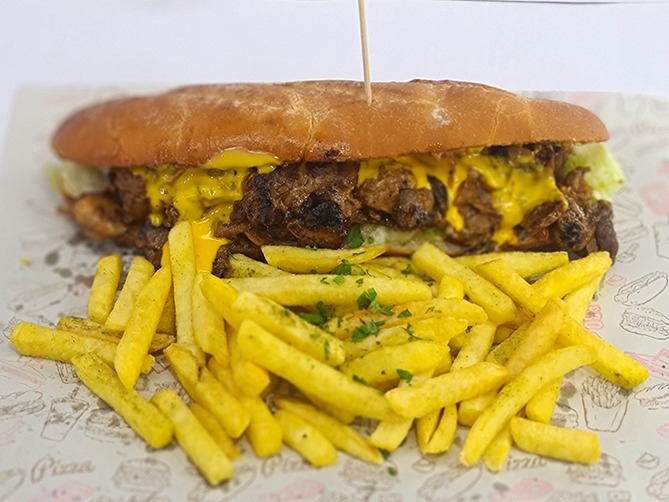 ساندویچ دنر استیک