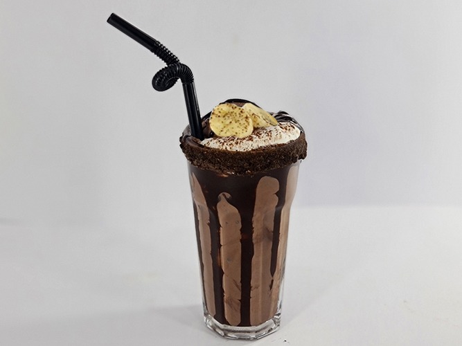 شیک موز و شکلات