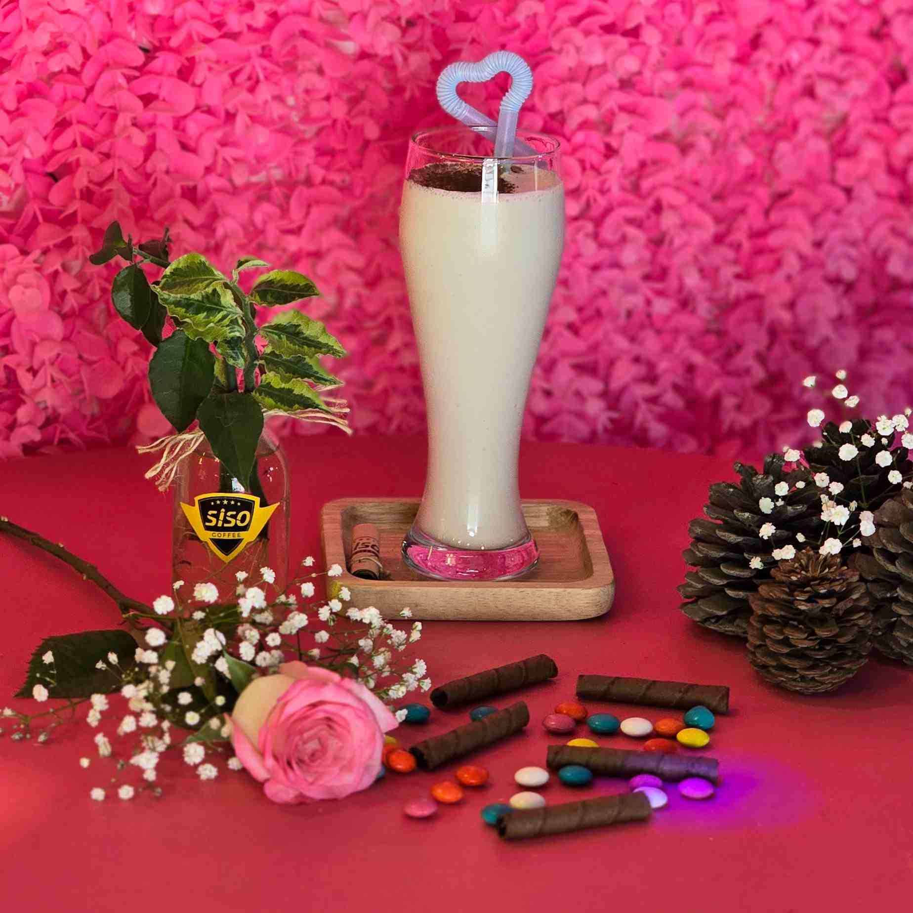 شیک کره بادام زمینی