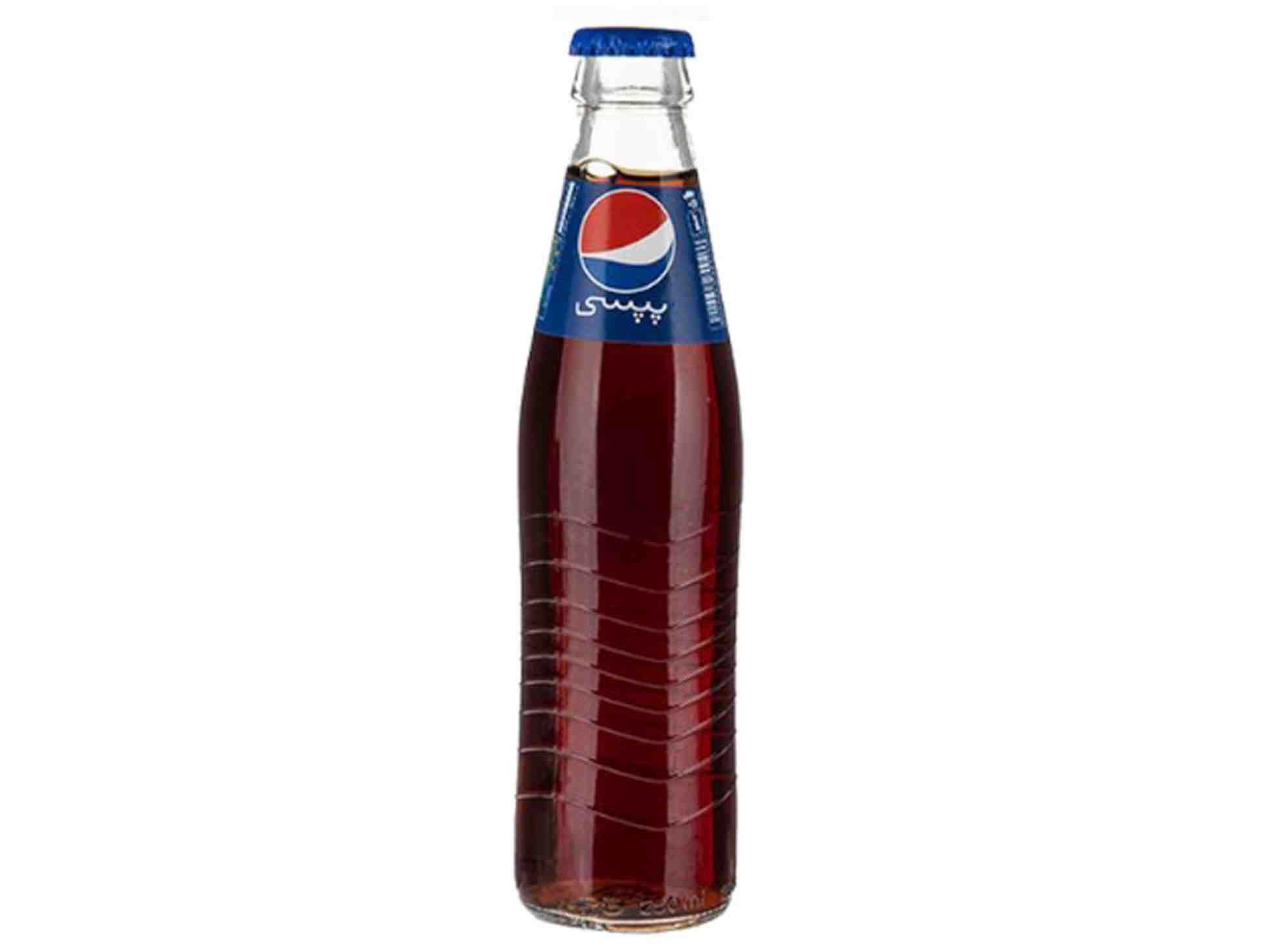 نوشابه شيشه يكبار مصرف پپسي 12ع