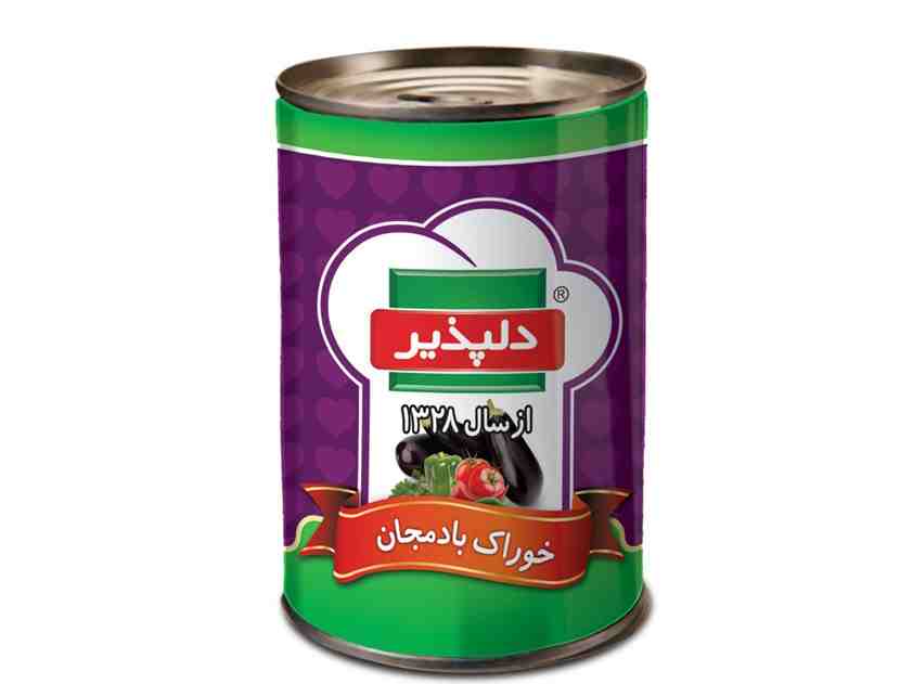 دلپذير-كنسرو بادمجان410 گ 24ع 