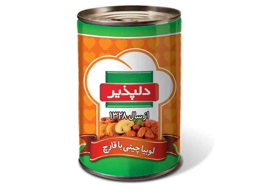 دلپذير-كنسرو لوبياباقارچ420گ24ع