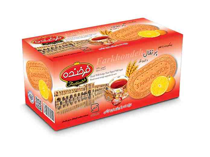 فرخنده-بيسكويت1000گرمي پرتقالي6ع