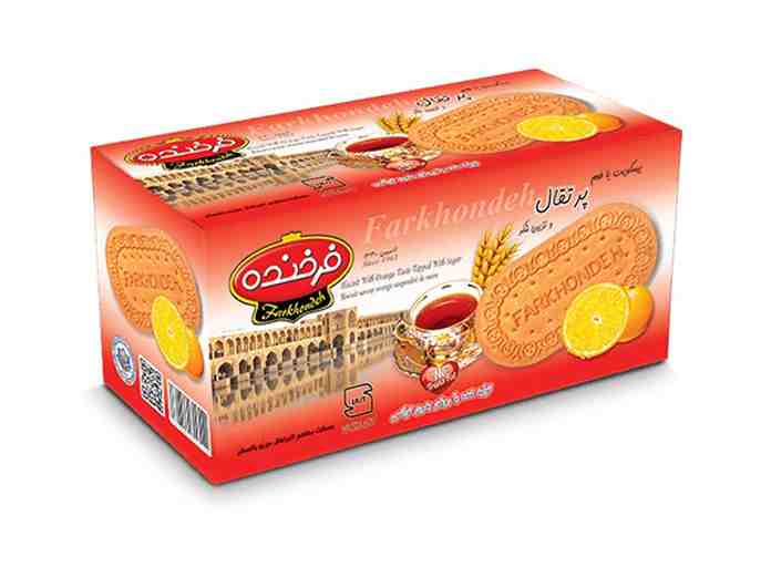 فرخنده-بيسكويت1000گ زبان پرتقالي6ع
