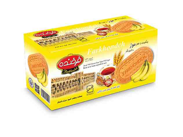 فرخنده-بيسكويت1000گ زبان موزي6ع