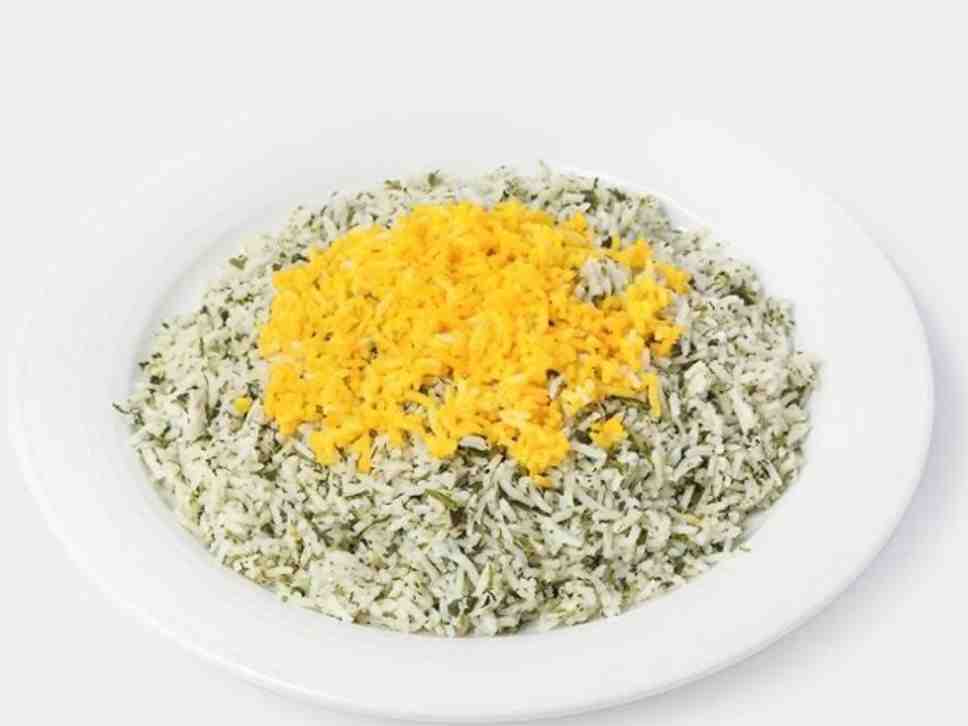 کته سبزی  / سبزی پلو