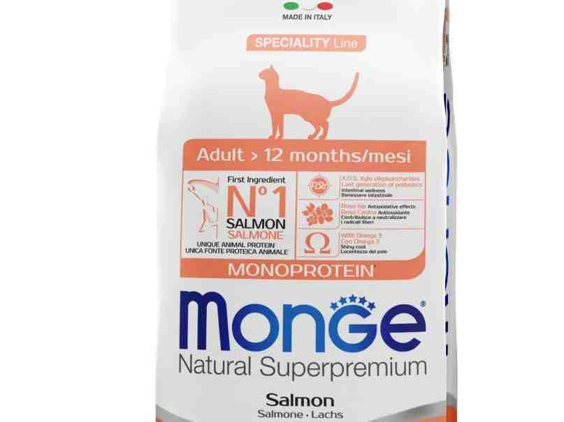 غذای خشک گربه بالغ مدل Monoprotein، سالمون
