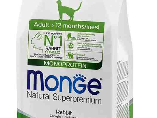 غذای خشک گربه بالغ مدل Monoprotein، خرگوش