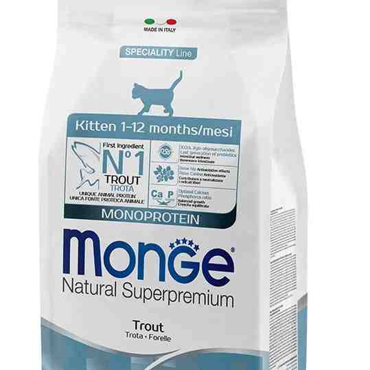 غذای خشک بچه‌گربه مدل Monoprotein، قزل‌آلا