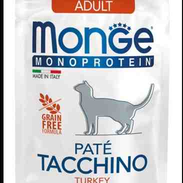 پوچ گربه بالغ مدل Monoprotein، بوقلمون- هر بسته 28 عدد