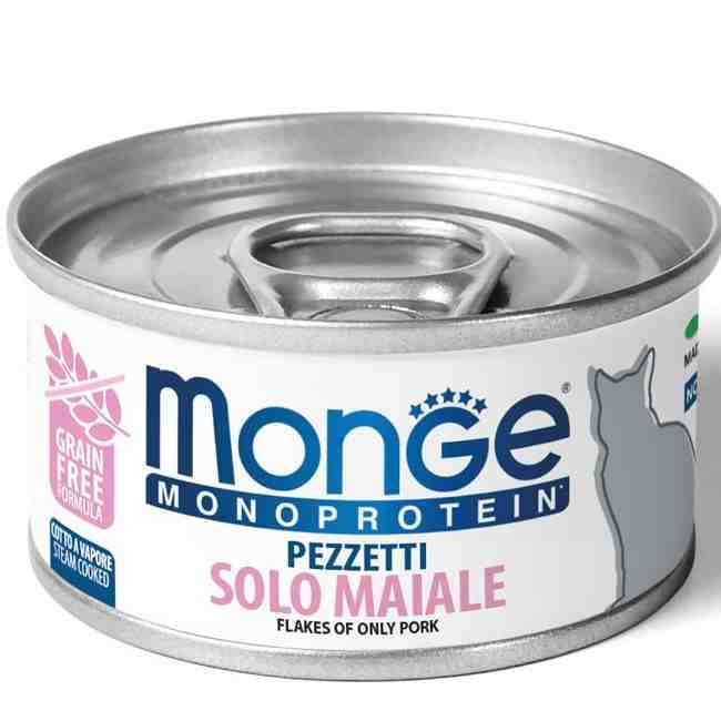 کنسرو گربه مدل Monoprotein (تکه‌های ریز و نرم گوشت)، گوشت شکار- هر بسته 24 عدد