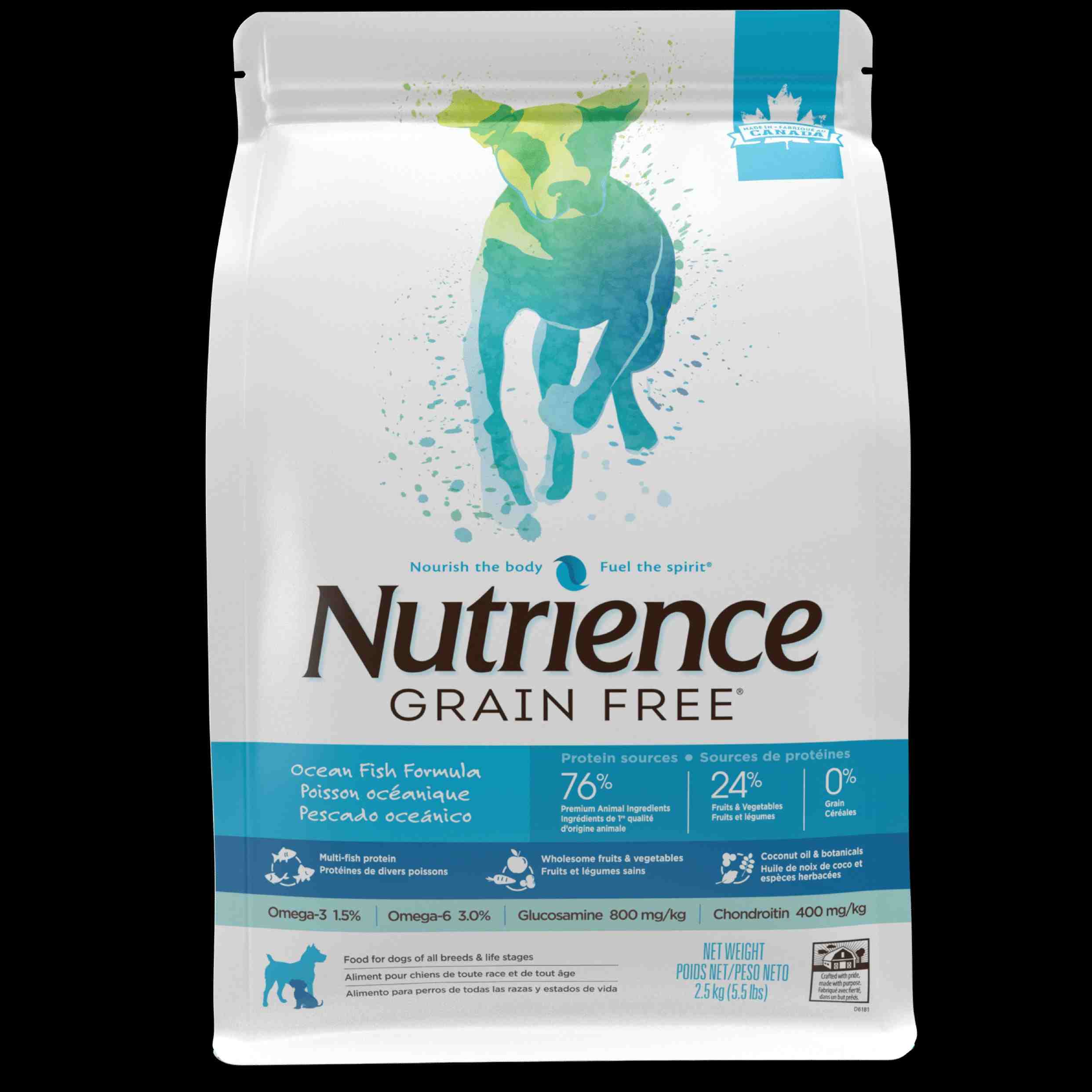 غذای خشک سگ بالغ همه نژادها سری GRAIN FREE - دریایی