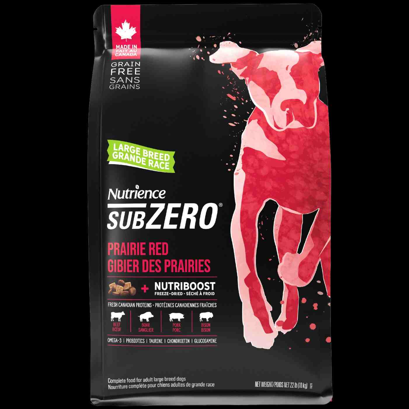 ﻏﺬای ﺧﺸﮏ ﺳﮓ بالغ ﻧﮋاد بزرگ SUBZERO ﺳﺮی Prairie Red