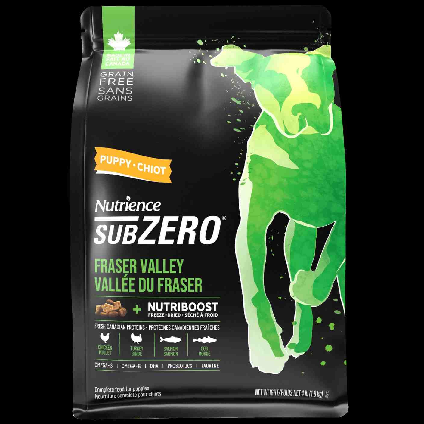 ﻏﺬای ﺧﺸﮏ ﺳﮓ پاپی SUBZERO ﺳﺮی FRASER VALLEY