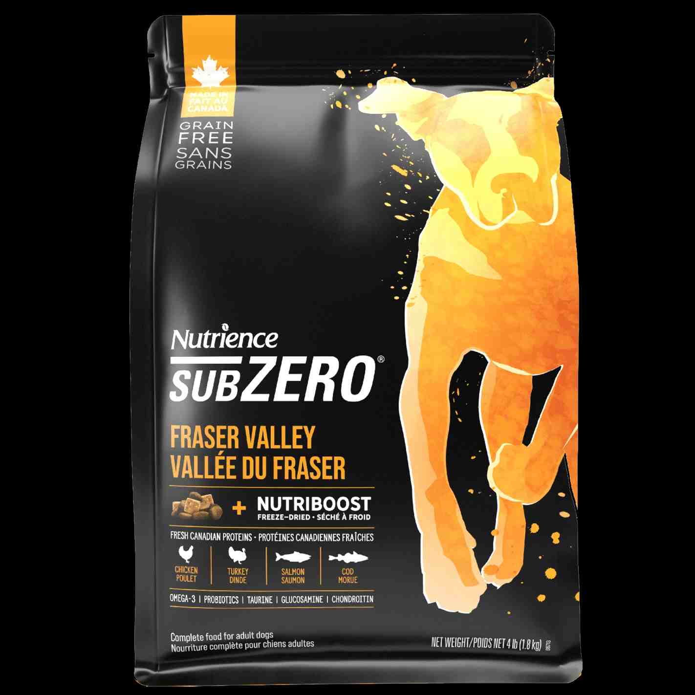 ﻏﺬای ﺧﺸﮏ ﺳﮓ بالغ همه ﻧﮋادها SUBZERO ﺳﺮی FRASER VALLEY