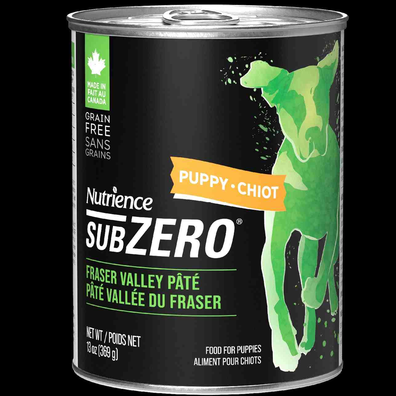 کنسرو سگ پاپی SUBZERO پاته ﺳﺮی FRASER VALLEY- مرغ، بوقلمون، ماهی سالمون و ماهی کاد
