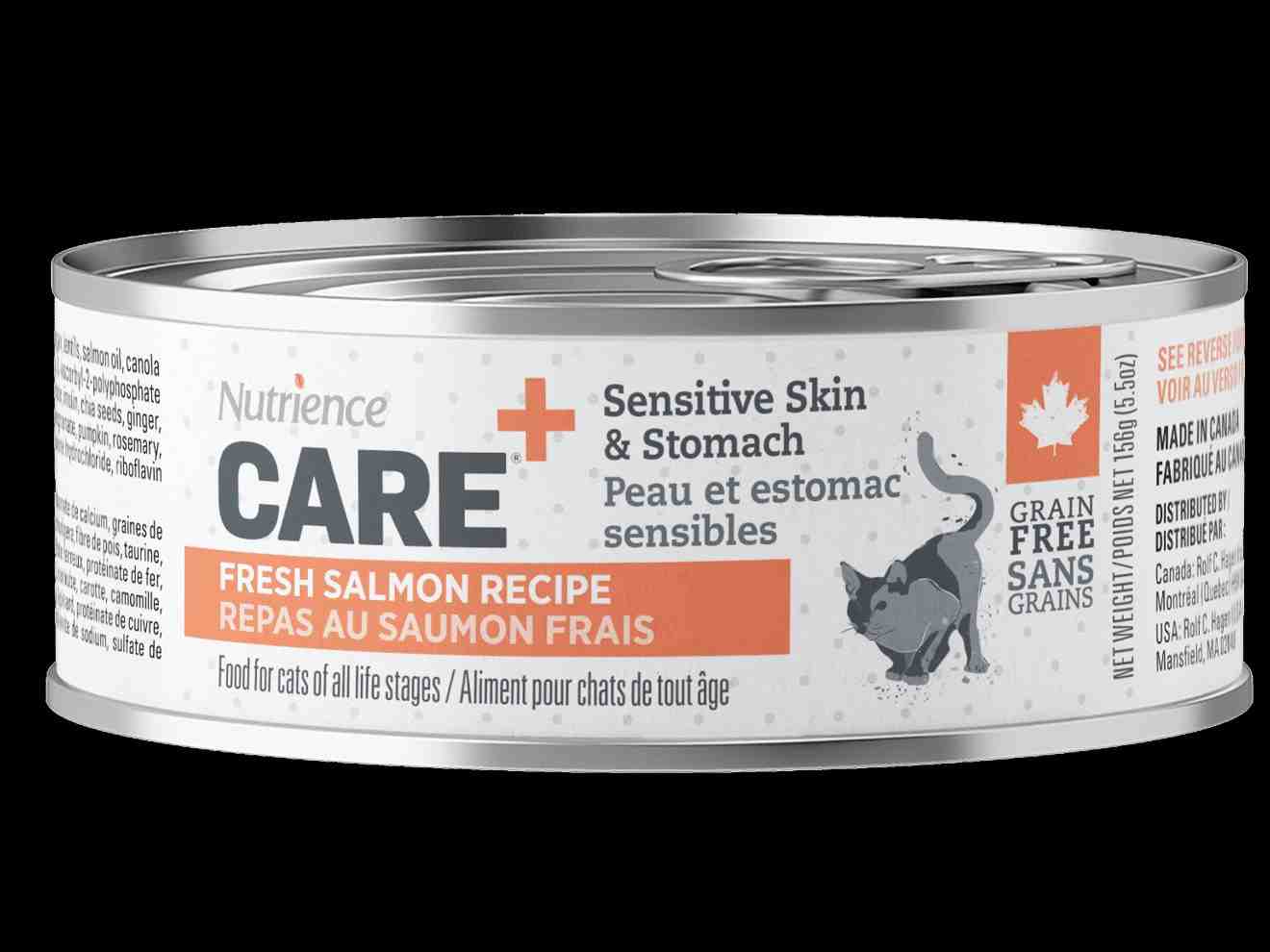 کنسرو گربه مراقبتی SENSITIVE SKIN& STOMACH CARE -سالمون