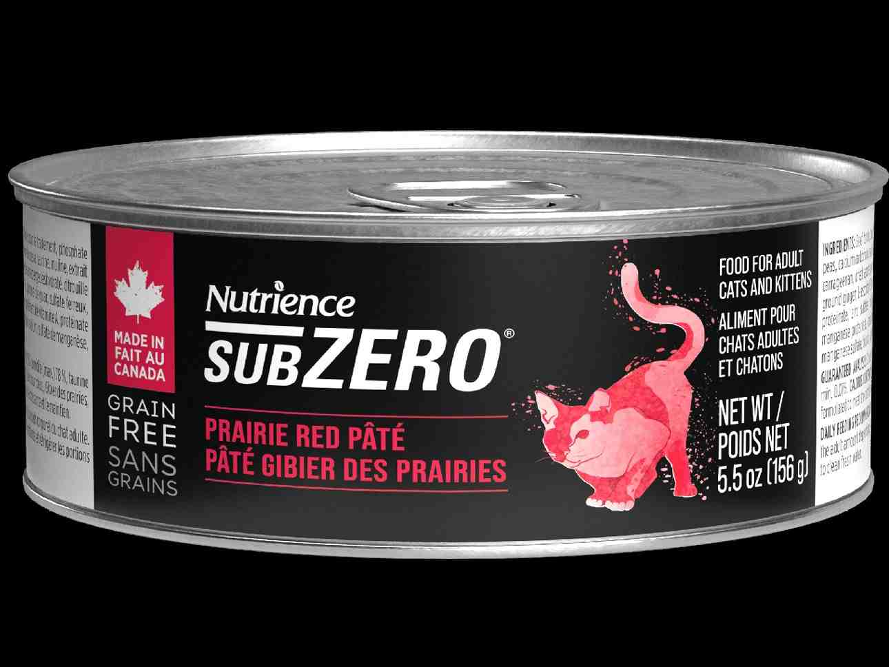 کنسرو گربه بالغ SUBZERO پاته ﺳﺮی PRAIRIE RED - گوشت قرمز