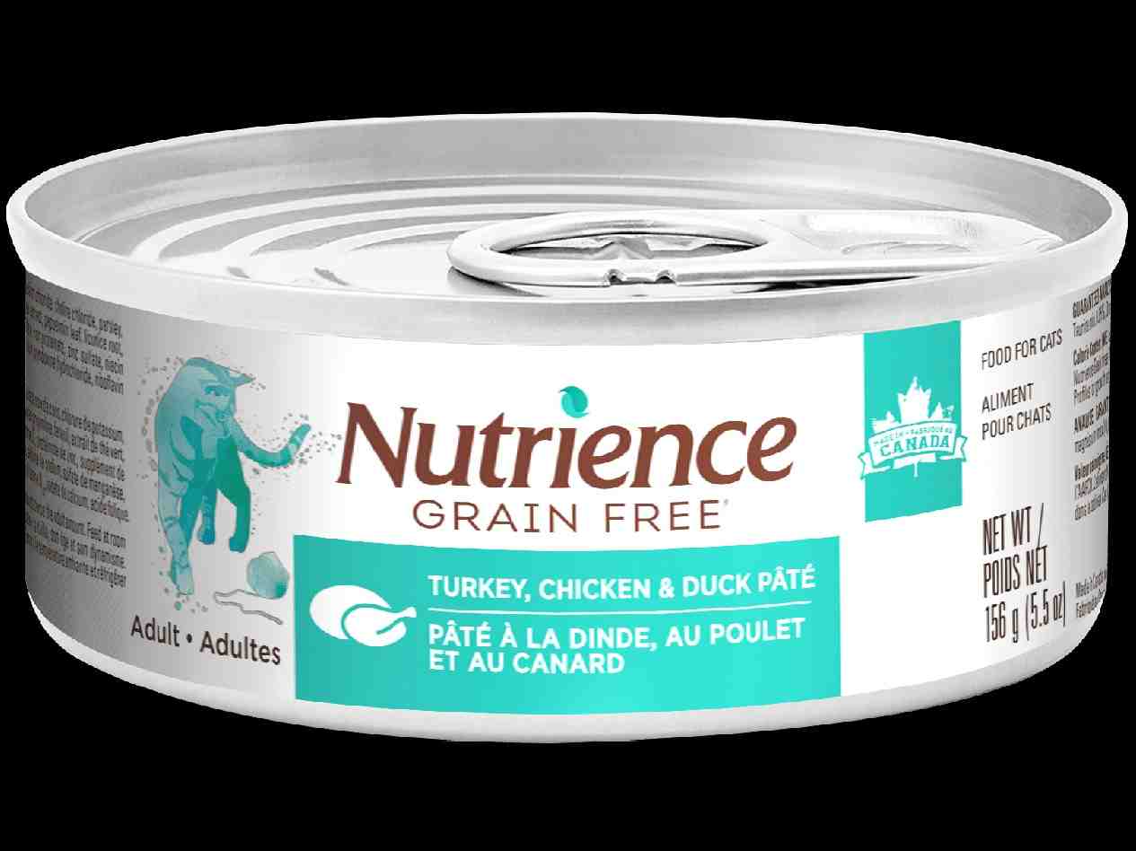 کنسرو گربه بالغ پاته سری GRAIN FREE - بوقلمون، مرغ و اردک