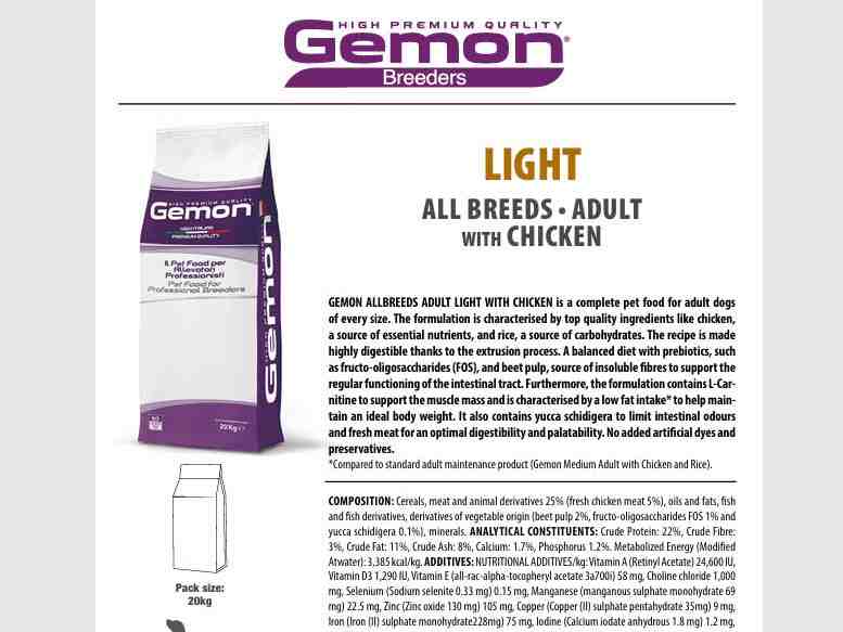 غذای خشک سگ بالغ Breeders همه نژادها Light ، مرغ 20 کیلویی