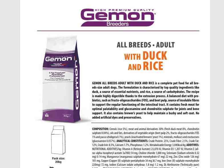 غذای خشک سگ بالغ Breeders همه نژادها ، اردک و برنج 20 کیلویی